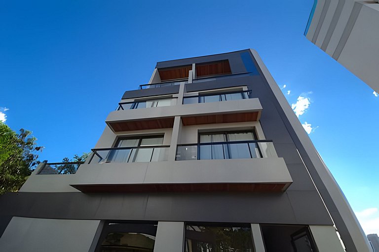 Studio premium mezanino, sacada, garagem - Buritis