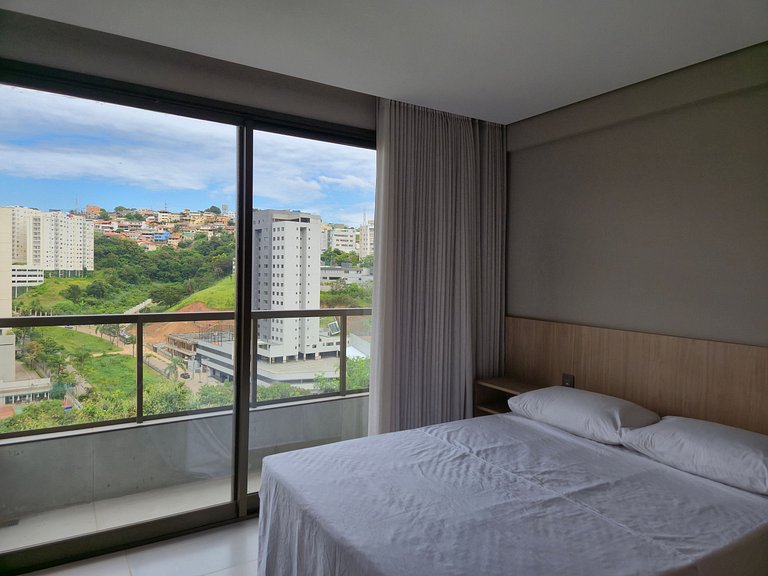 Studio novo e charmoso no coração nobre do Buritis