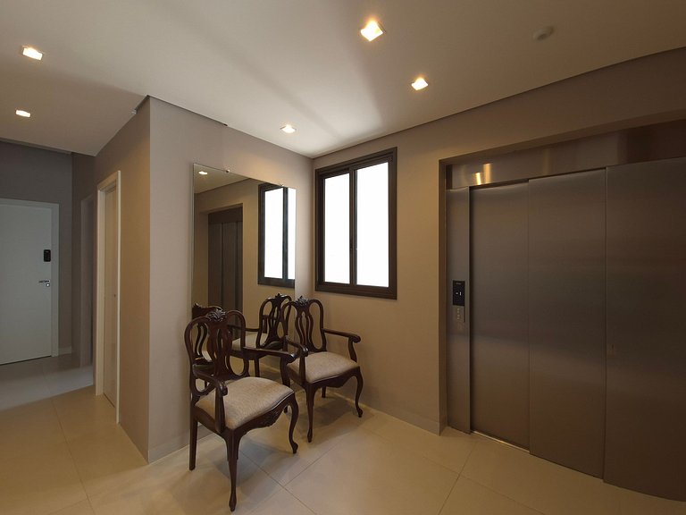 Studio premium mezanino, sacada, garagem - Buritis