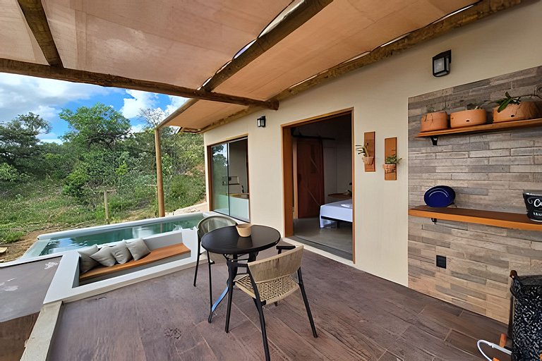 Cabana romântica: Luxo e natureza pertinho de BH