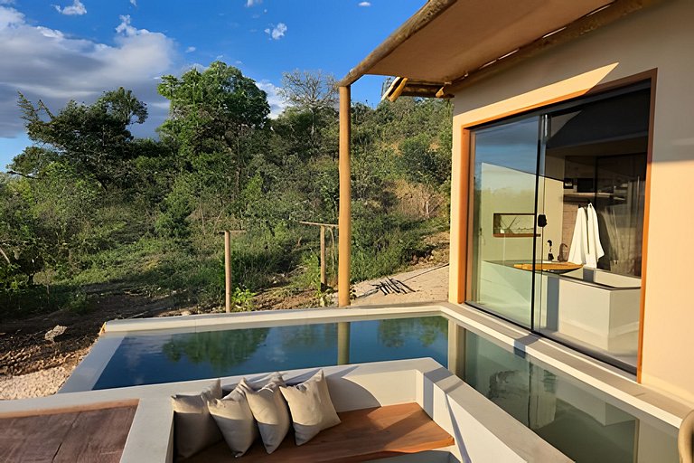 Cabana romântica: Luxo e natureza pertinho de BH